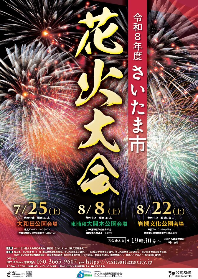 さいたま市花火大会 大和田公園会場