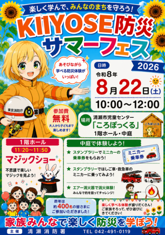 KIYOSE防災サマーフェス