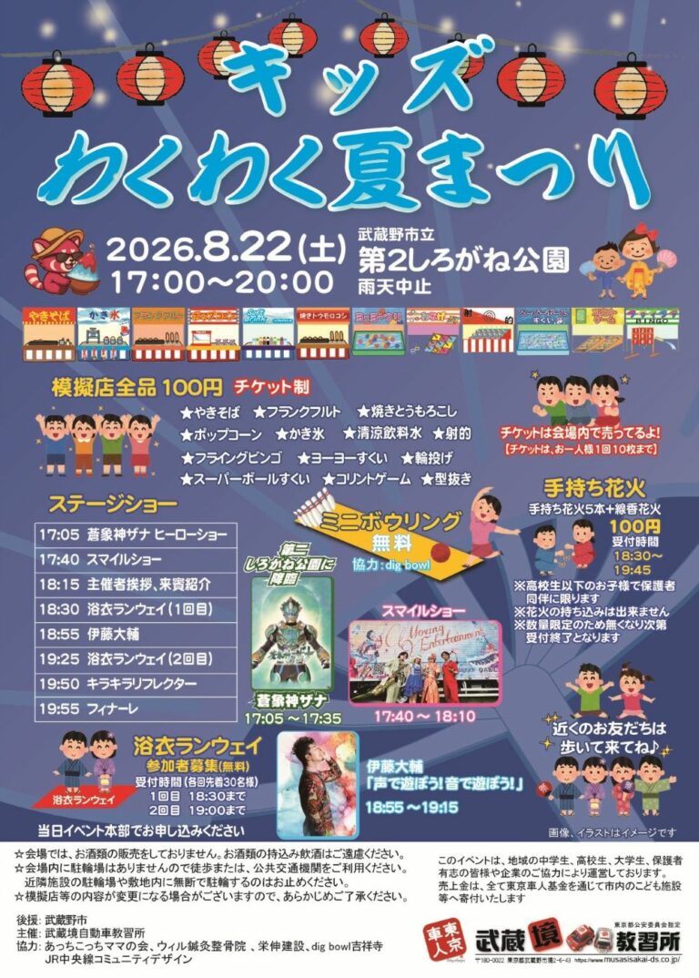 キッズわくわく夏祭りの画像