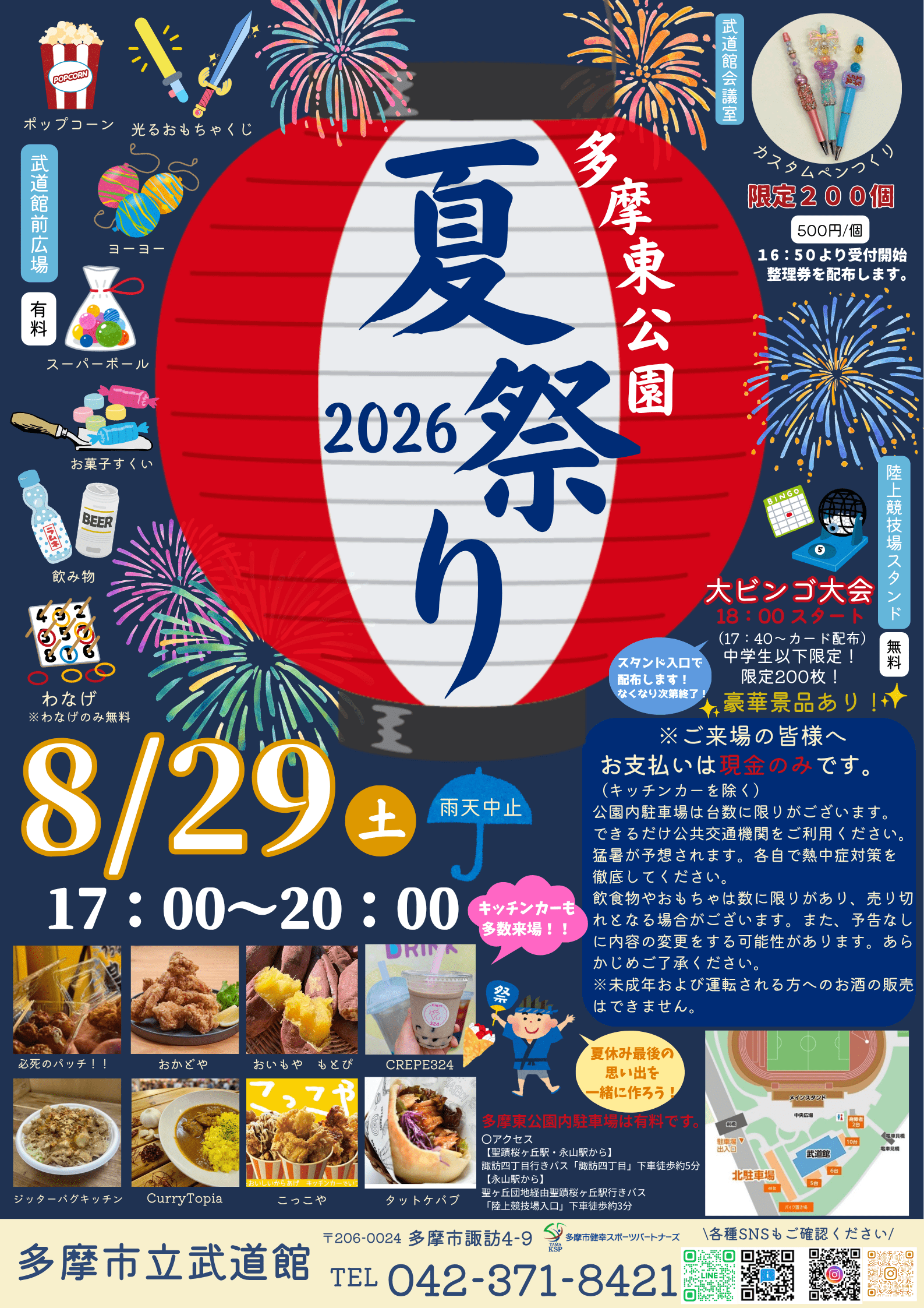 多摩東公園夏祭りの画像